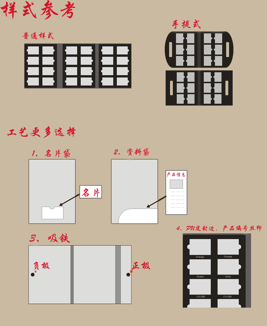 石材样品册样式